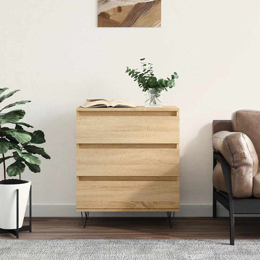 Credenza Rovere Sonoma 60x35x70 cm in Legno Multistrato | homemem39
