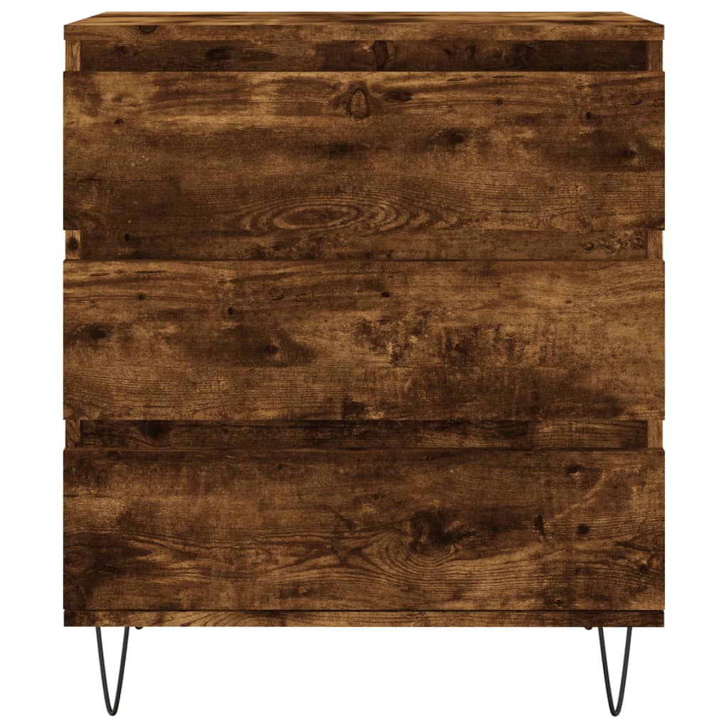 Credenza Rovere Fumo 60x35x70 cm in Legno Multistrato | homemem39