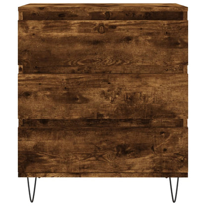 Credenza Rovere Fumo 60x35x70 cm in Legno Multistrato | homemem39