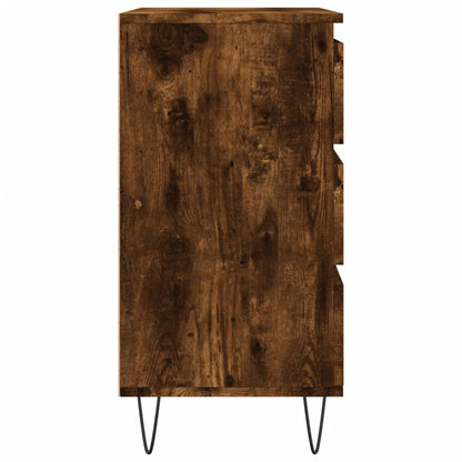 Credenza Rovere Fumo 60x35x70 cm in Legno Multistrato