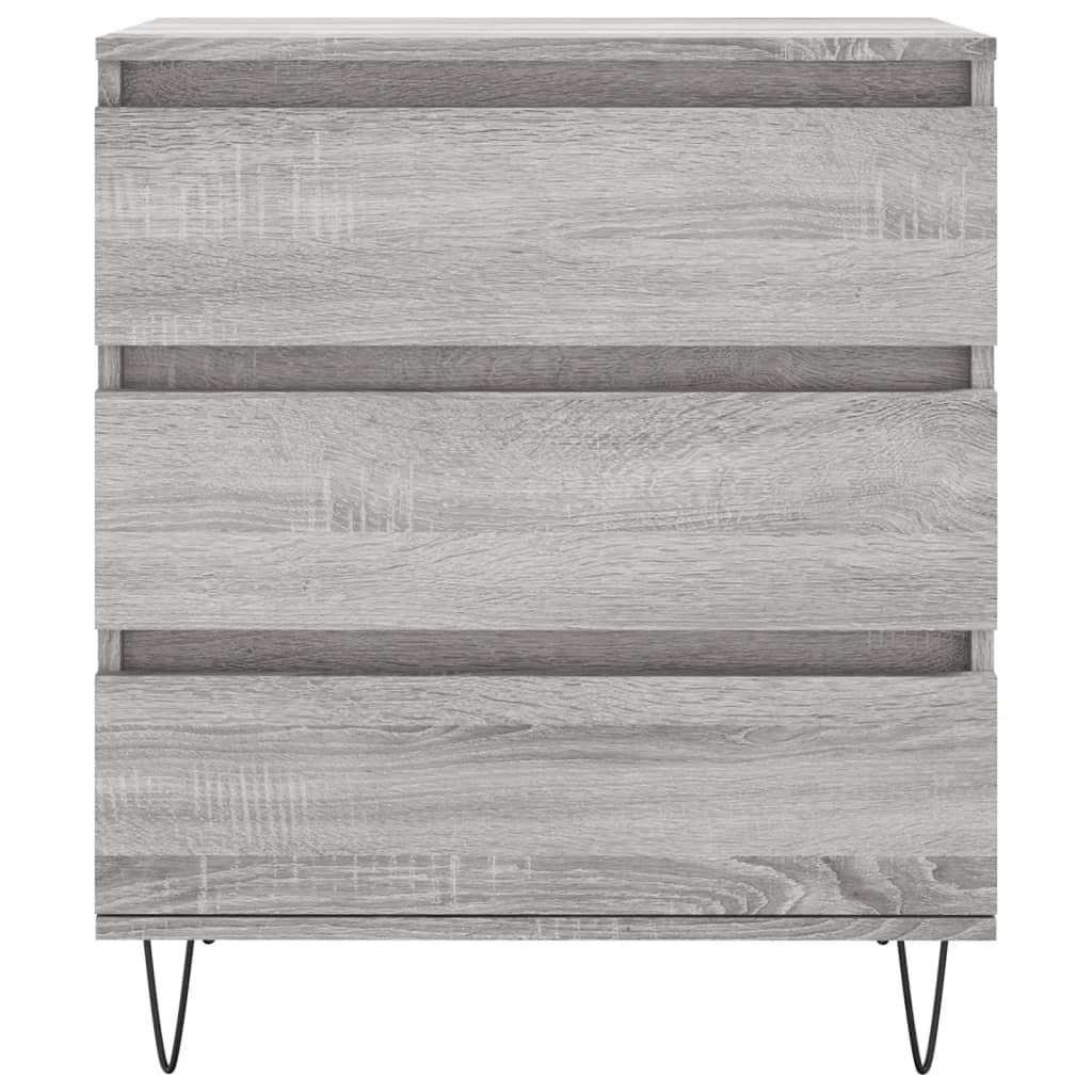 Credenza Grigio Sonoma 60x35x70 cm in Legno Multistrato