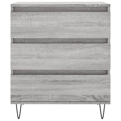 Credenza Grigio Sonoma 60x35x70 cm in Legno Multistrato