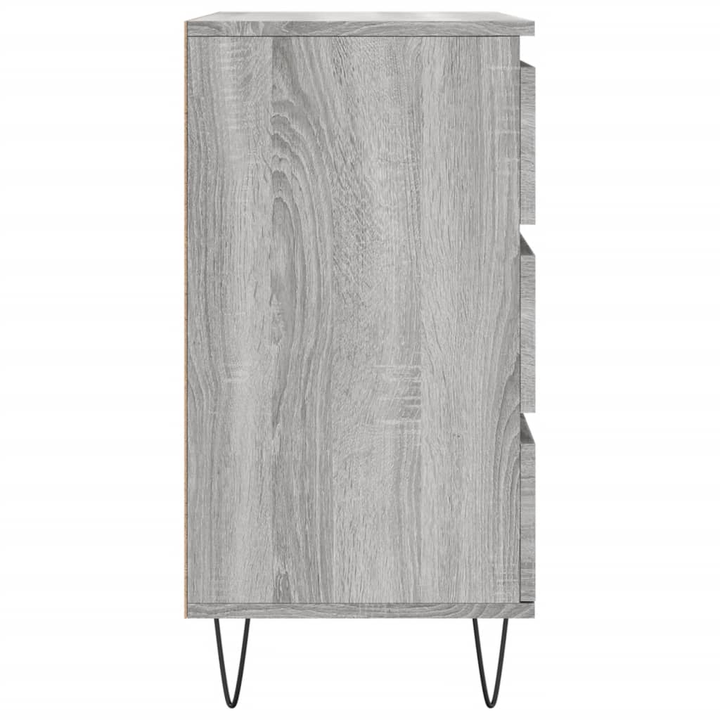 Credenza Grigio Sonoma 60x35x70 cm in Legno Multistrato