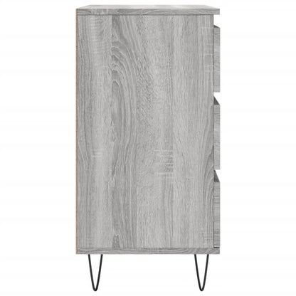 Credenza Grigio Sonoma 60x35x70 cm in Legno Multistrato