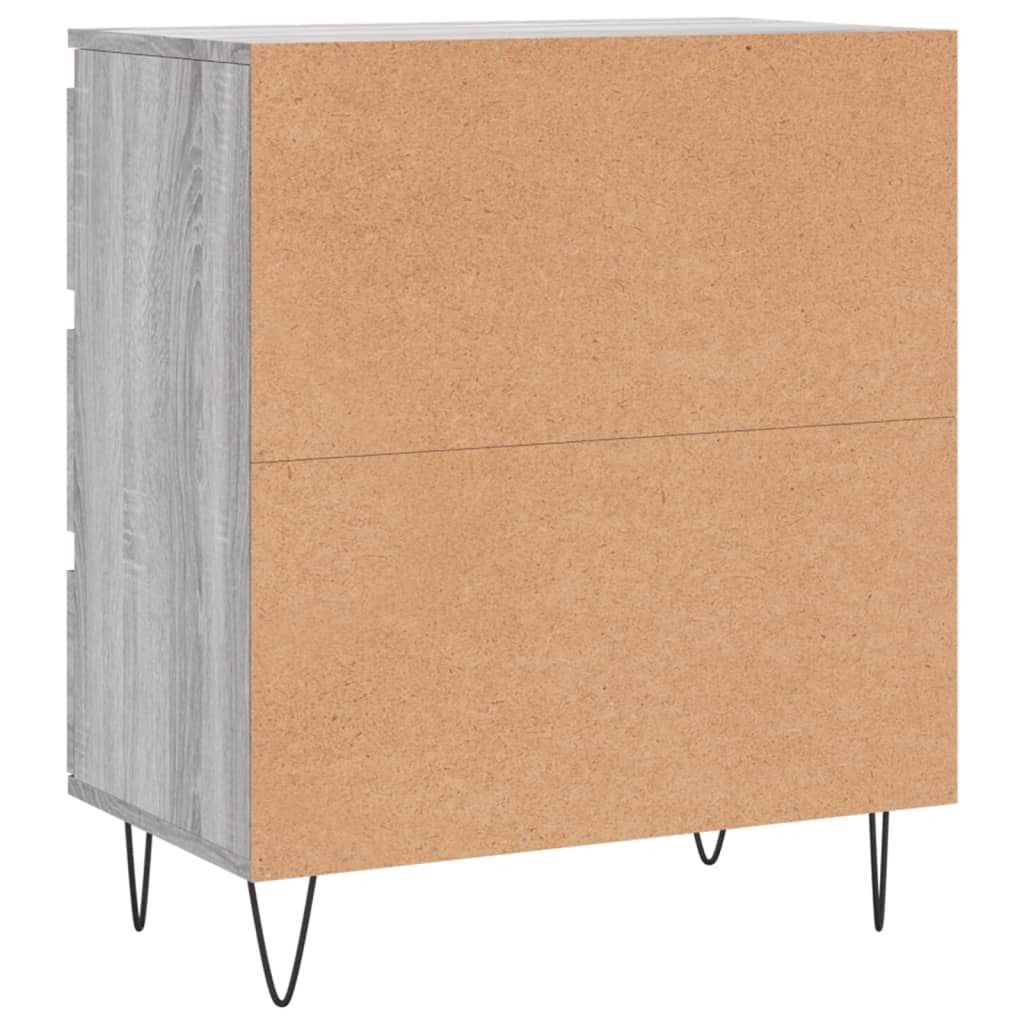 Credenza Grigio Sonoma 60x35x70 cm in Legno Multistrato