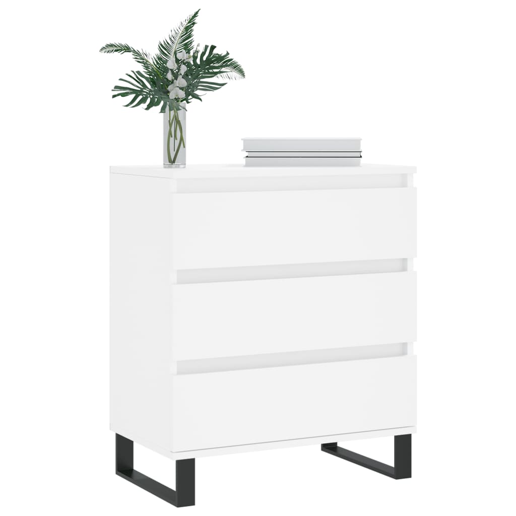Credenza Bianca 60x35x70 cm in Legno Multistrato