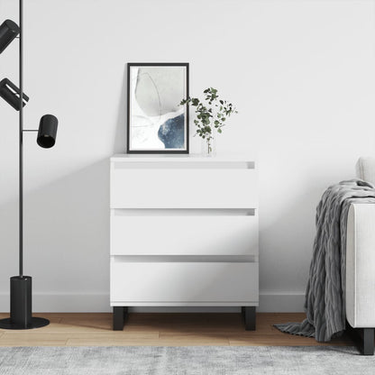 Credenza Bianca 60x35x70 cm in Legno Multistrato - homemem39