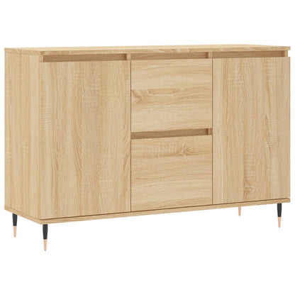 Credenza Rovere Sonoma 101,5x35x70 cm in Legno Multistrato - homemem39