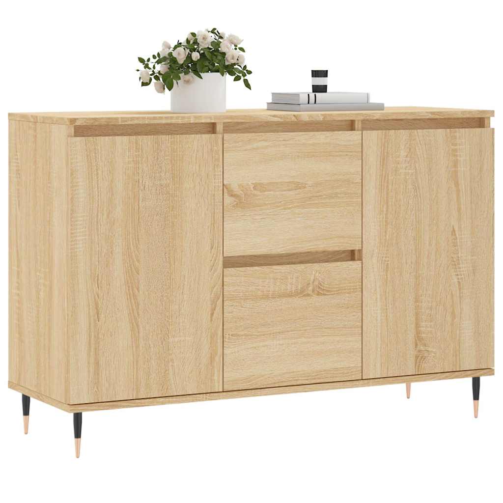 Credenza Rovere Sonoma 101,5x35x70 cm in Legno Multistrato | homemem39