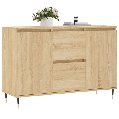 Credenza Rovere Sonoma 101,5x35x70 cm in Legno Multistrato - homemem39