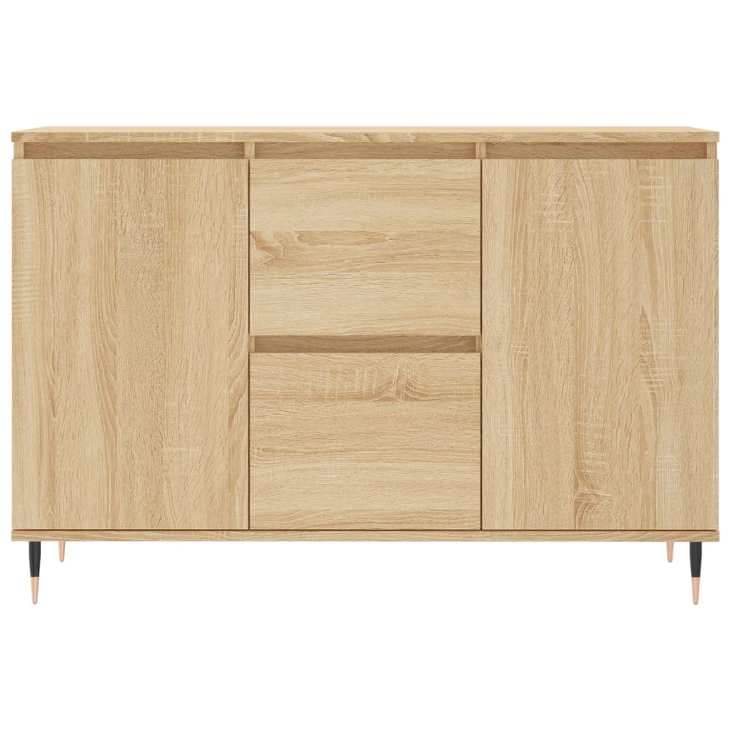 Credenza Rovere Sonoma 101,5x35x70 cm in Legno Multistrato - homemem39