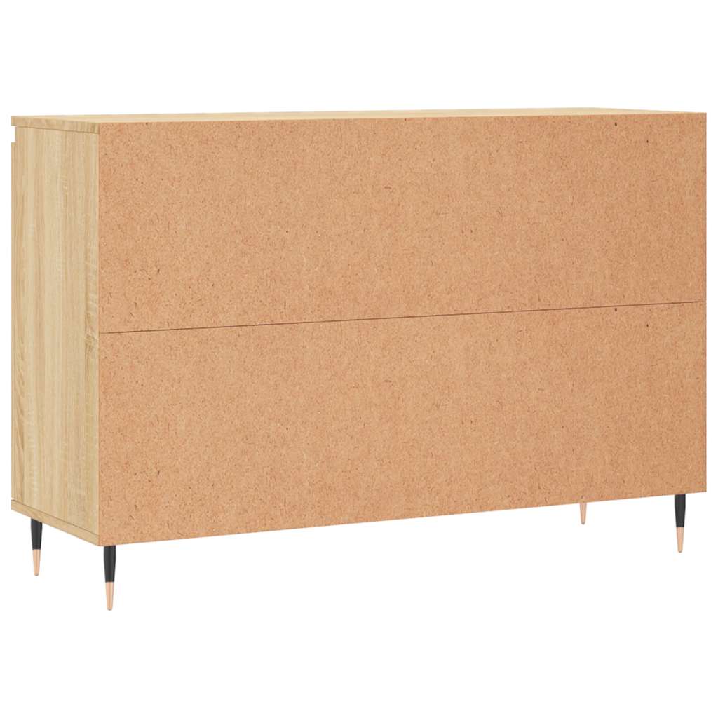 Credenza Rovere Sonoma 101,5x35x70 cm in Legno Multistrato | homemem39