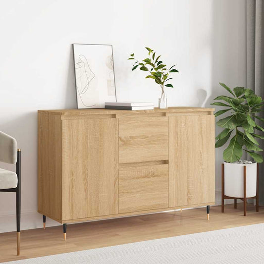 Credenza Rovere Sonoma 101,5x35x70 cm in Legno Multistrato | homemem39