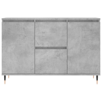 Credenza Grigio Cemento 101,5x35x70 cm in Legno Multistrato - homemem39