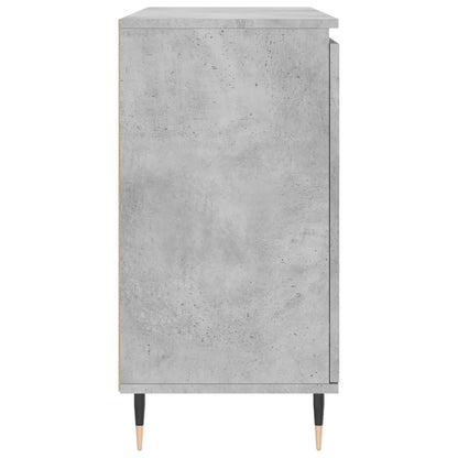 Credenza Grigio Cemento 101,5x35x70 cm in Legno Multistrato - homemem39