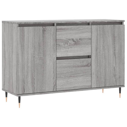 Credenza Grigio Sonoma 101,5x35x70 cm in Legno Multistrato - homemem39