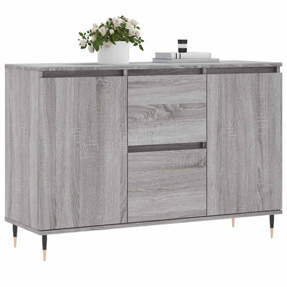 Credenza Grigio Sonoma 101,5x35x70 cm in Legno Multistrato