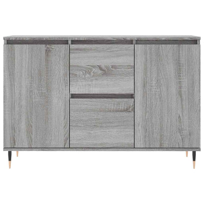 Credenza Grigio Sonoma 101,5x35x70 cm in Legno Multistrato