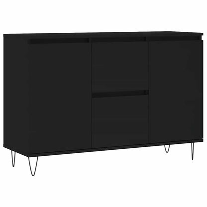 Credenza Nera in Acciaio
