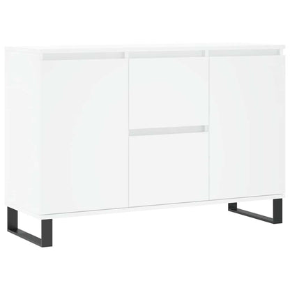 Credenza Bianca 101,5x35x70 cm in Legno Multistrato - homemem39