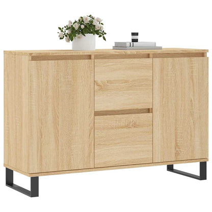 Credenza Rovere Sonoma 101,5x35x70 cm in Legno Multistrato - homemem39