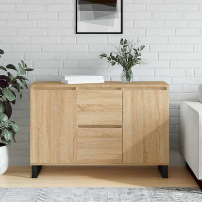 Credenza Rovere Sonoma 101,5x35x70 cm in Legno Multistrato - homemem39
