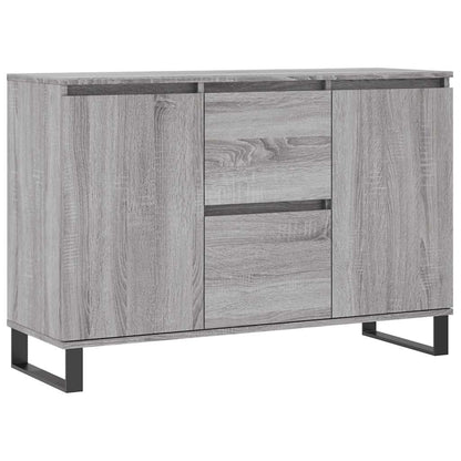 Credenza Grigio Sonoma 101,5x35x70 cm in Legno Multistrato - homemem39