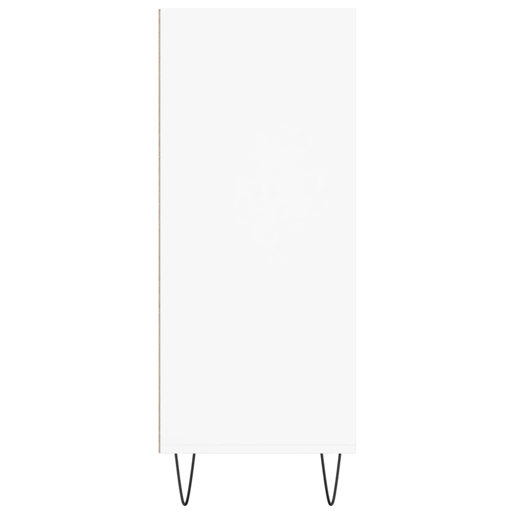Credenza Bianca 57x35x90 cm in Legno Multistrato - homemem39