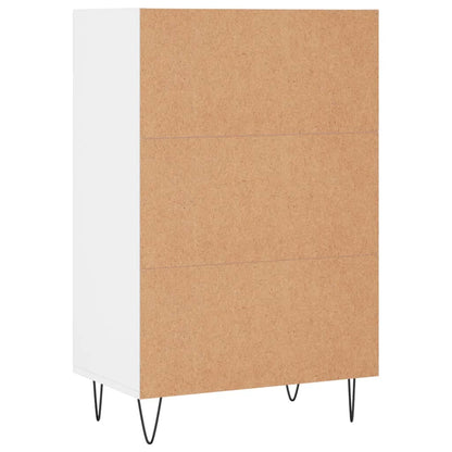 Credenza Bianca 57x35x90 cm in Legno Multistrato - homemem39