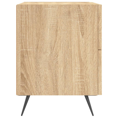 Comodini 2 pz Rovere Sonoma 40x35x47,5 cm in Legno Multistrato