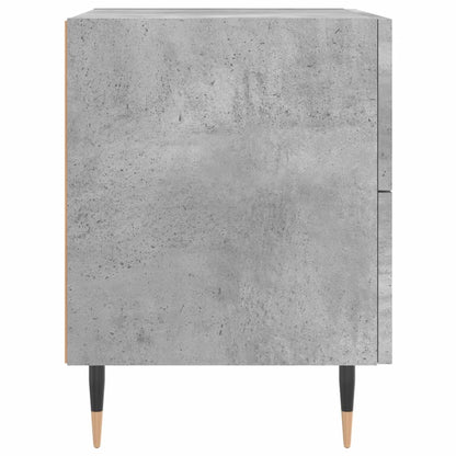 Comodino Grigio Cemento 40x35x47,5 cm in Legno Multistrato - homemem39