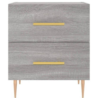 Comodino Grigio Sonoma 40x35x47,5 cm in Legno Multistrato - homemem39