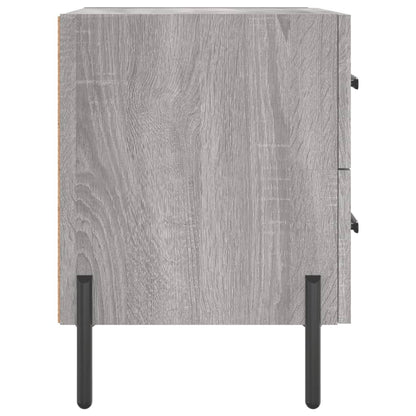 Comodino Grigio Sonoma 40x35x47,5 cm in Legno Multistrato - homemem39