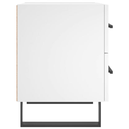 Comodini 2 pz Bianchi 40x35x47,5 cm in Legno Multistrato