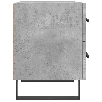 Comodino Grigio Cemento 40x35x47,5 cm in Legno Multistrato - homemem39