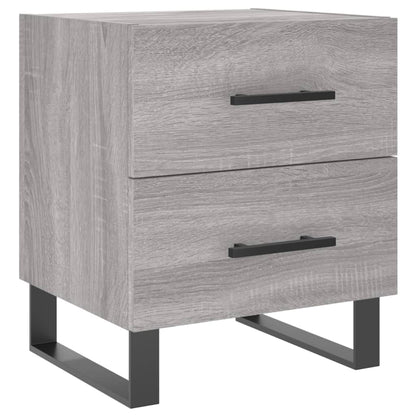 Comodino Grigio Sonoma 40x35x47,5 cm in Legno Multistrato - homemem39
