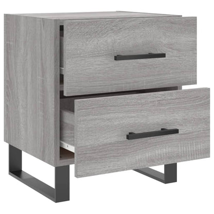 Comodino Grigio Sonoma 40x35x47,5 cm in Legno Multistrato - homemem39