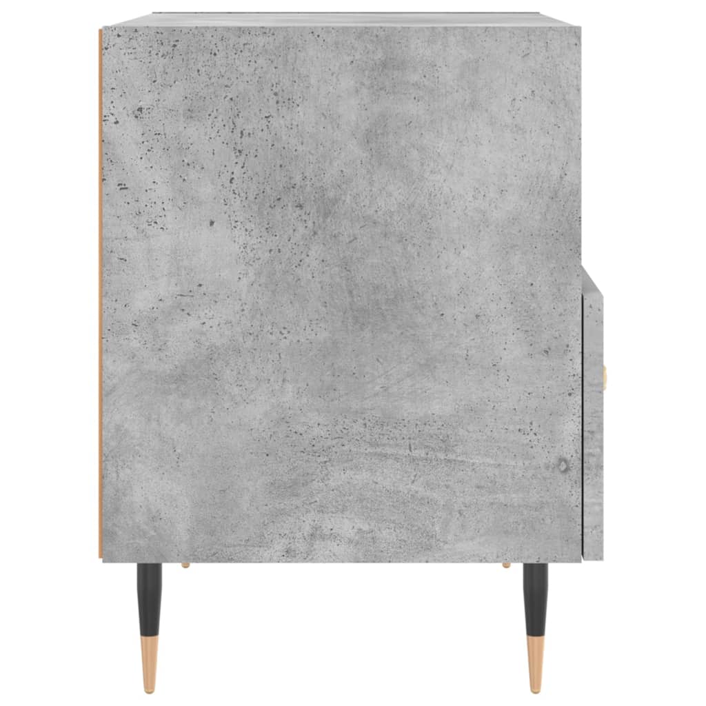 Comodini 2 pz Grigio Cemento 40x35x47,5 cm in Legno Multistrato - homemem39