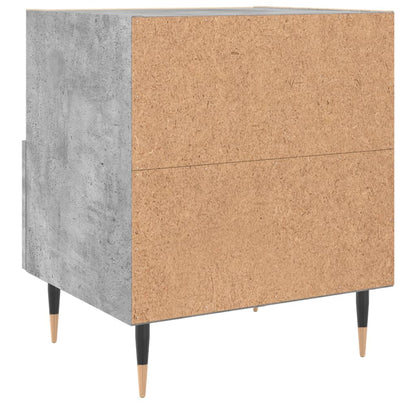 Comodini 2 pz Grigio Cemento 40x35x47,5 cm in Legno Multistrato - homemem39
