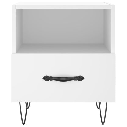 Comodini 2 pz Bianchi 40x35x47,5 cm in Legno Multistrato - homemem39