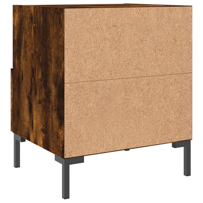 Comodini 2 pz Rovere Fumo 40x35x47,5 cm in Legno Multistrato - homemem39