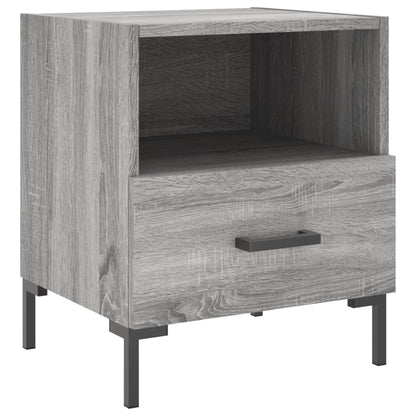 Comodini 2 pz Grigio Sonoma 40x35x47,5 cm in Legno Multistrato - homemem39