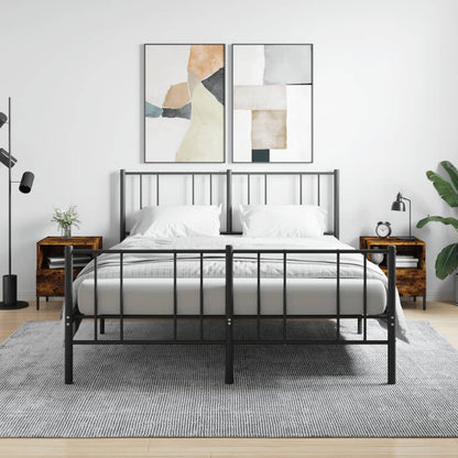 Comodini 2 pz Rovere Fumo 40x35x47,5 cm in Legno Multistrato - homemem39