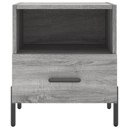 Comodini 2 pz Grigio Sonoma 40x35x47,5 cm in Legno Multistrato - homemem39