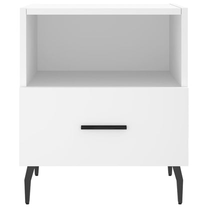 Comodini 2 pz Bianchi 40x35x47,5 cm in Legno Multistrato - homemem39