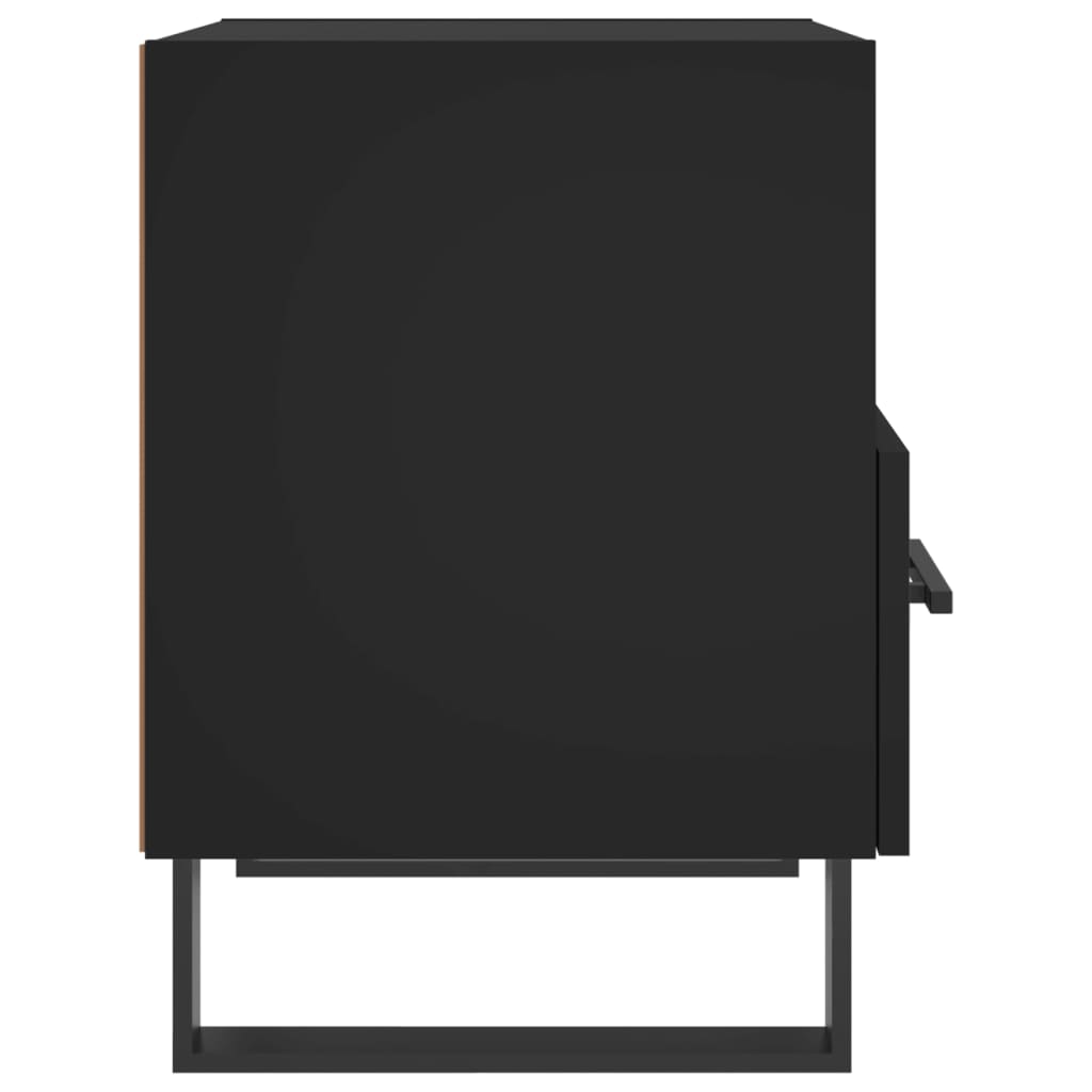 Comodini 2 pz Neri 40x35x47,5 cm in Legno Multistrato - homemem39