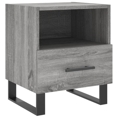Comodino Grigio Sonoma 40x35x47,5 cm in Legno Multistrato - homemem39