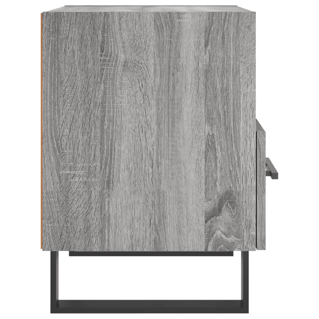 Comodino Grigio Sonoma 40x35x47,5 cm in Legno Multistrato - homemem39