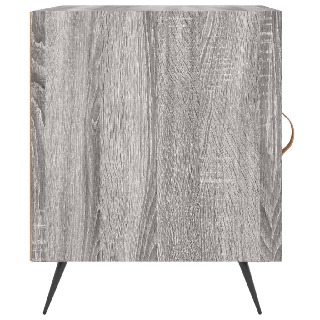 Comodini 2 pz Grigio Sonoma 40x40x50 cm in Legno Multistrato - homemem39