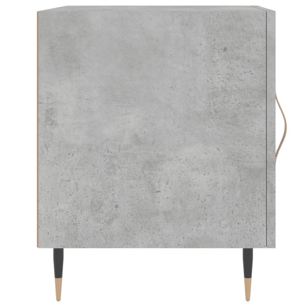 Comodini 2 pz Grigio Cemento 40x40x50 cm in Legno Multistrato - homemem39